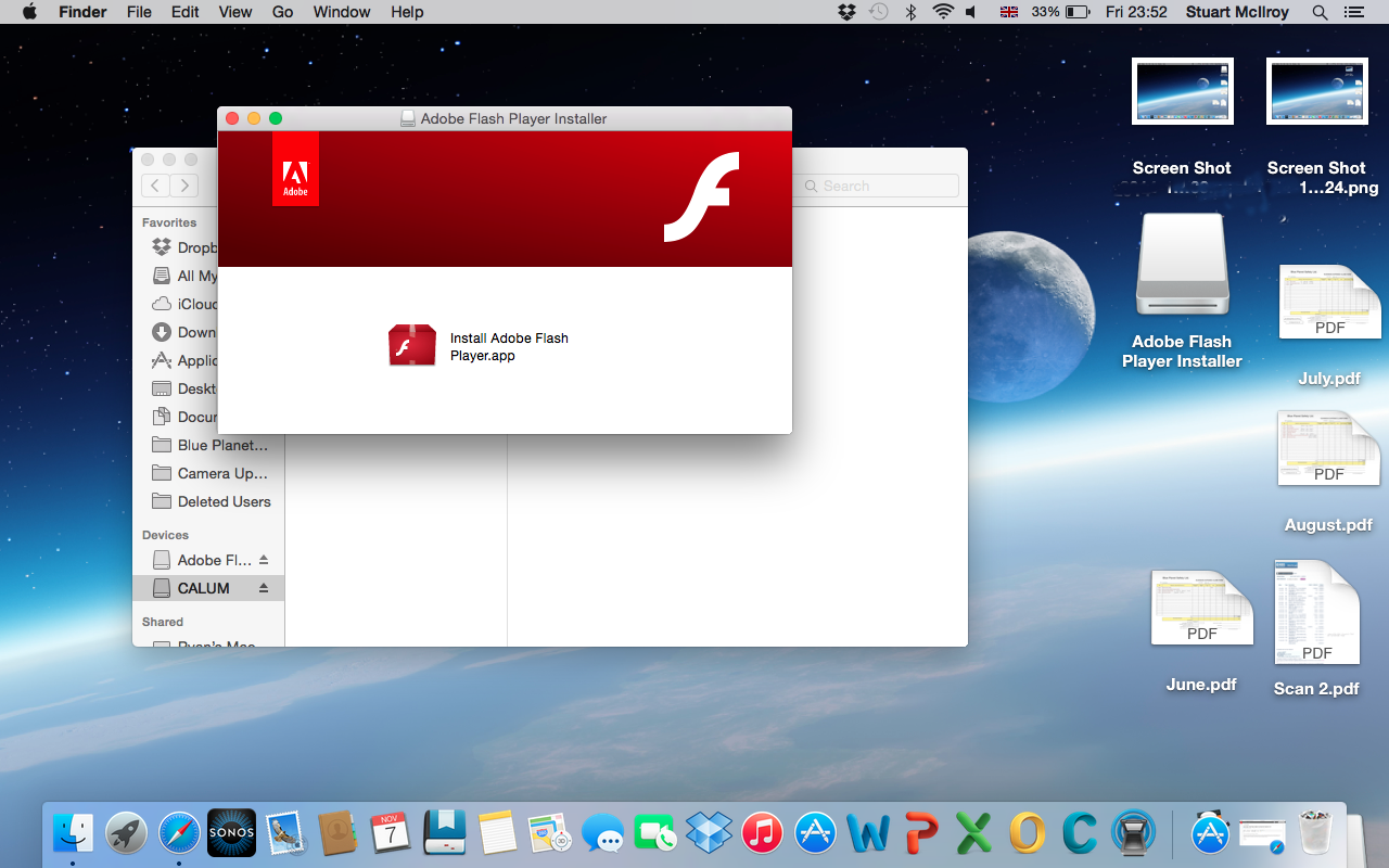 update adobe flash for mac 10.7.5